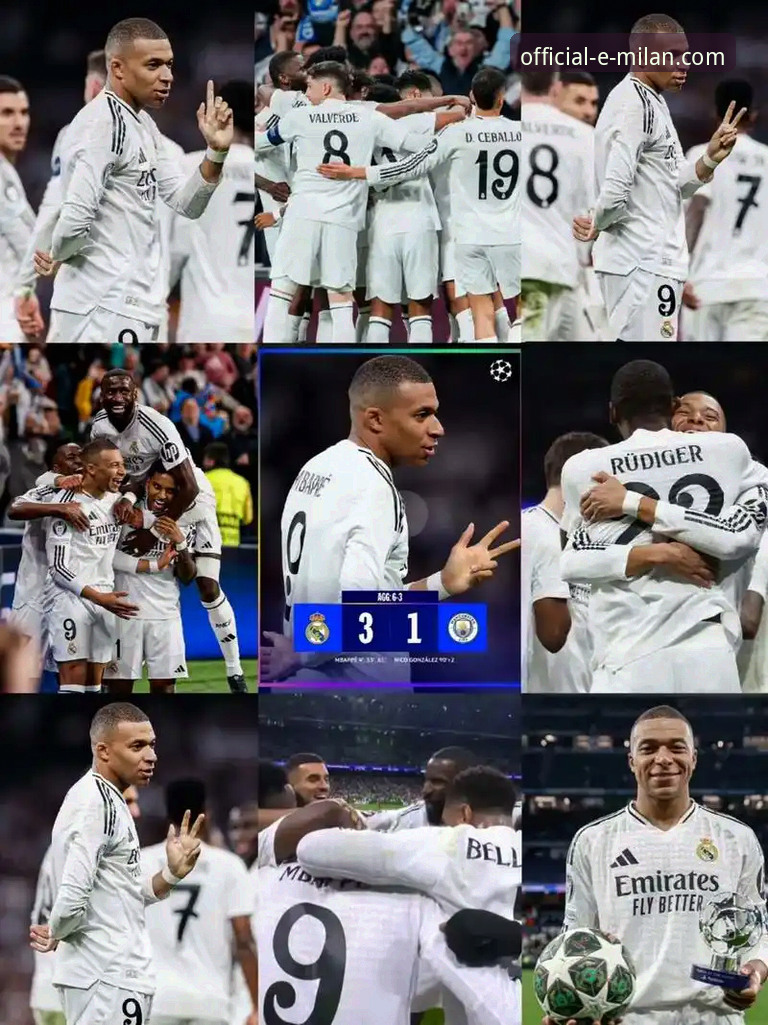 欧冠赛场再现经典对决，巴尔韦德戴帽助皇马大胜